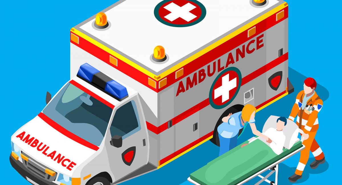 graphic of an ambulance